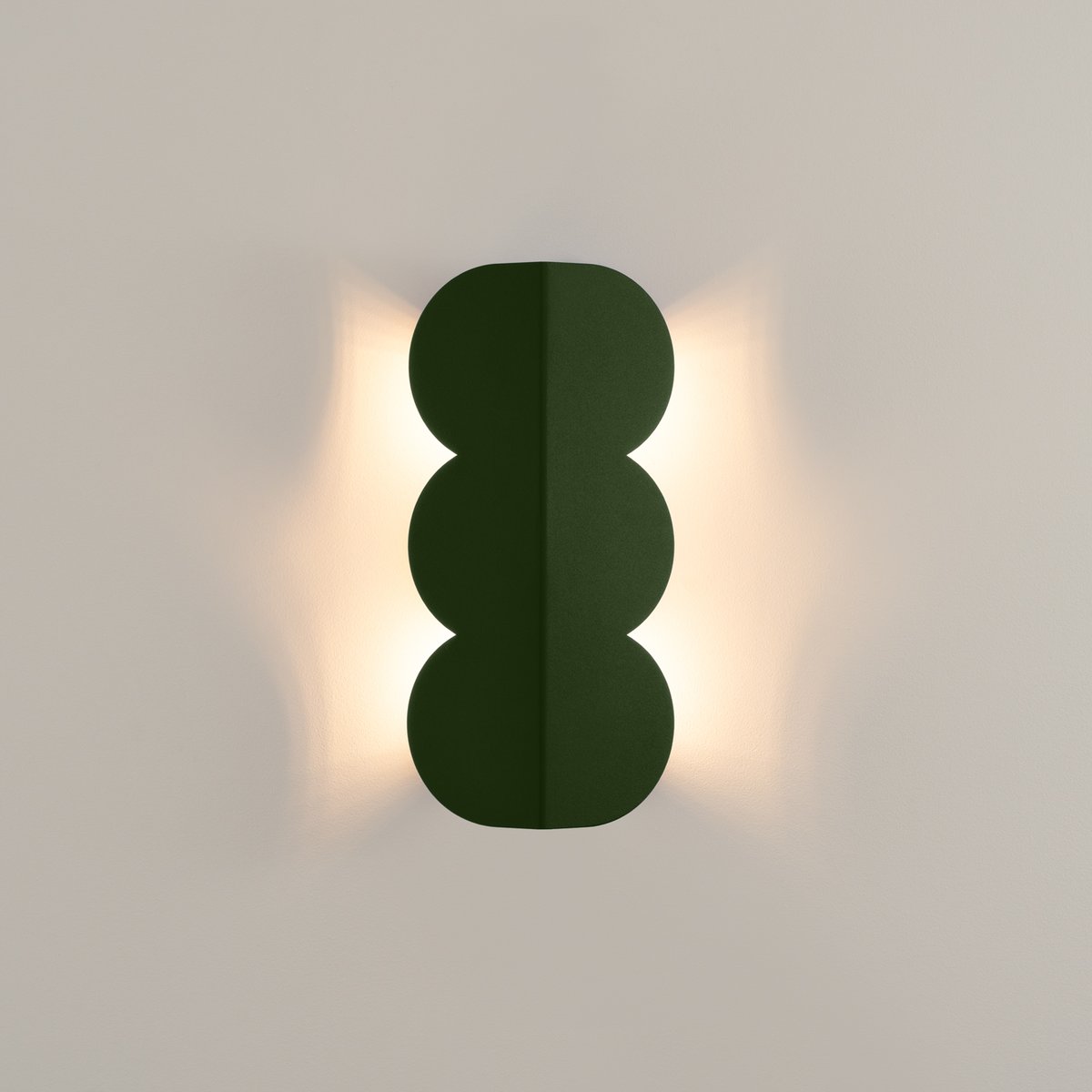 Applique murale Aluminium Vert Olive G9 2 Biscuit vert olive, EDEN