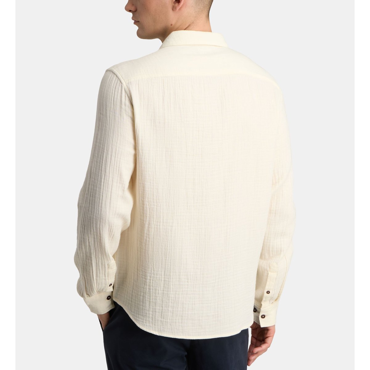 Chemise sirvoil en coton écru, GALERIES LAFAYETTE