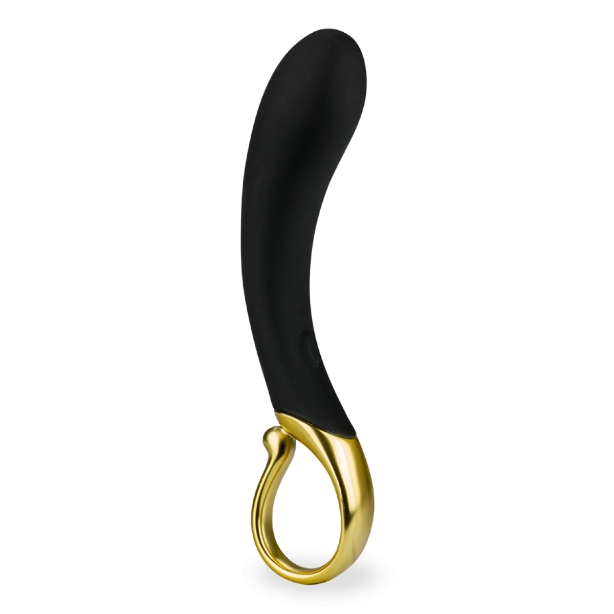 Mini vibromasseur ergonomique Crown noir, LOVE AND VIBES