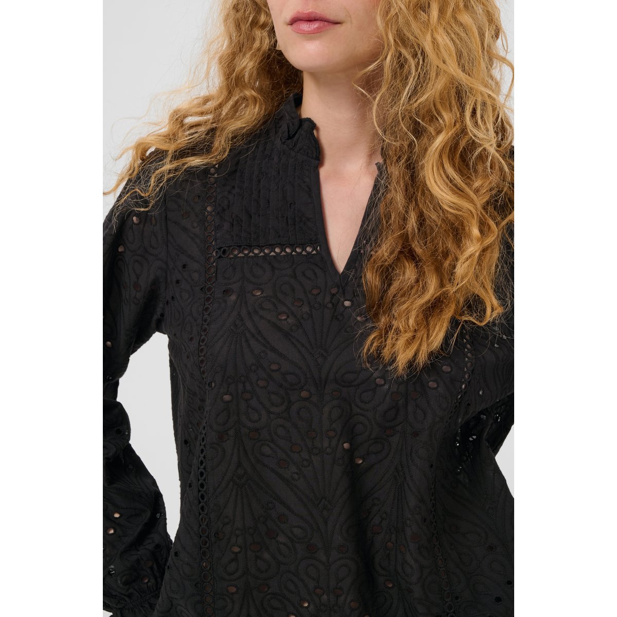 Blouse à manches longues noir black, CULTURE