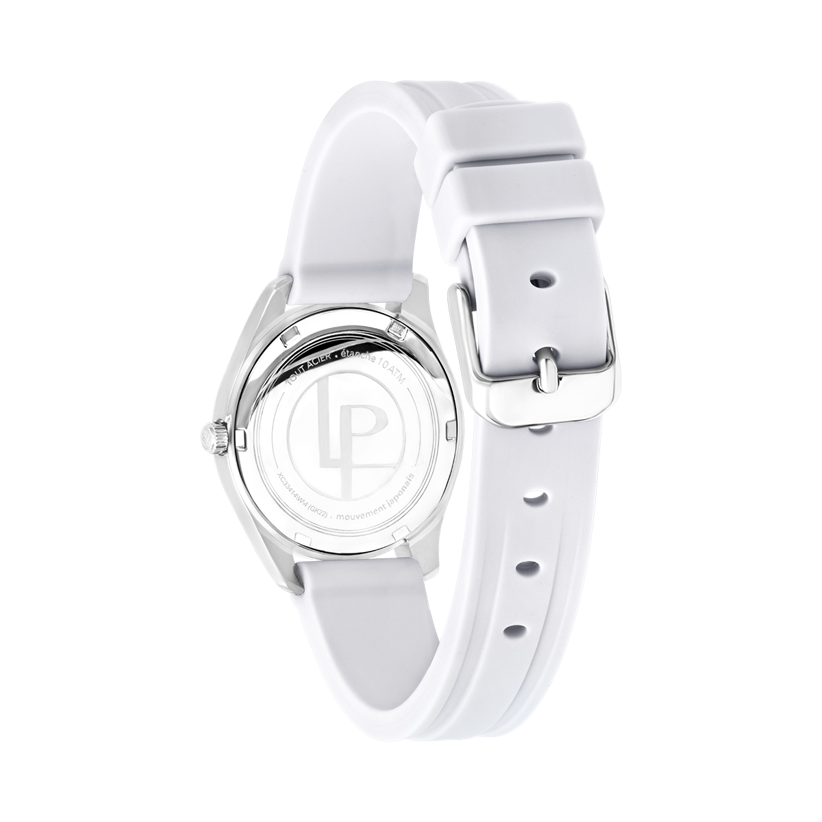 Montre Analogique ADRIENNE argenté blanc blanc, LOUIS PION