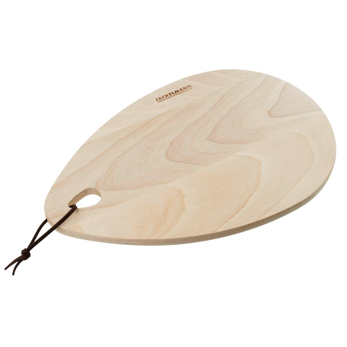 Planche à découper ovale ECO FRIENDLY bois brun, FACKELMANN