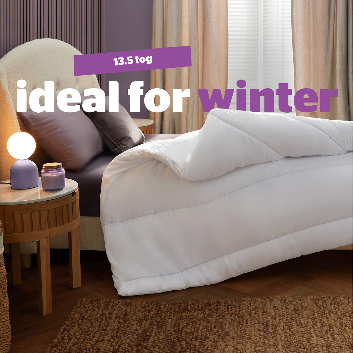 Deep Sleep 13.5 Tog Duvet white, SILENTNIGHT