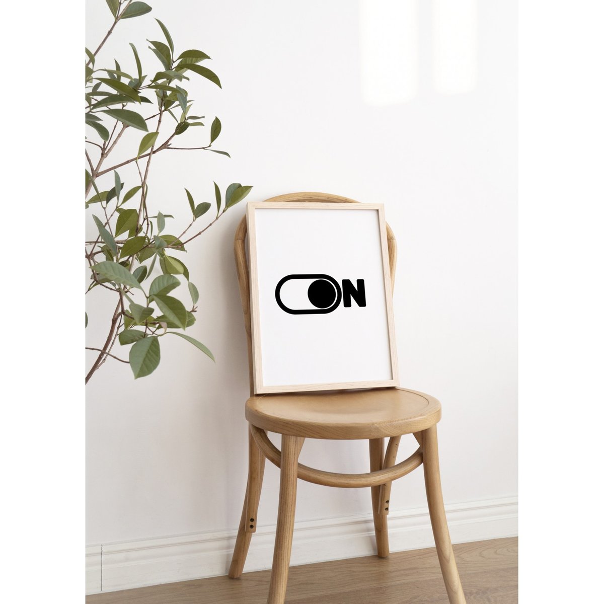 Affiche 'On' blanc, L'AFFICHERIE