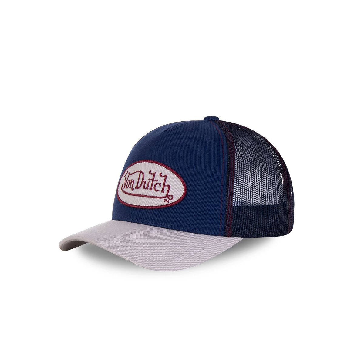 Casquette Trucker Colors bleu/beige/noir/rouge, VON DUTCH