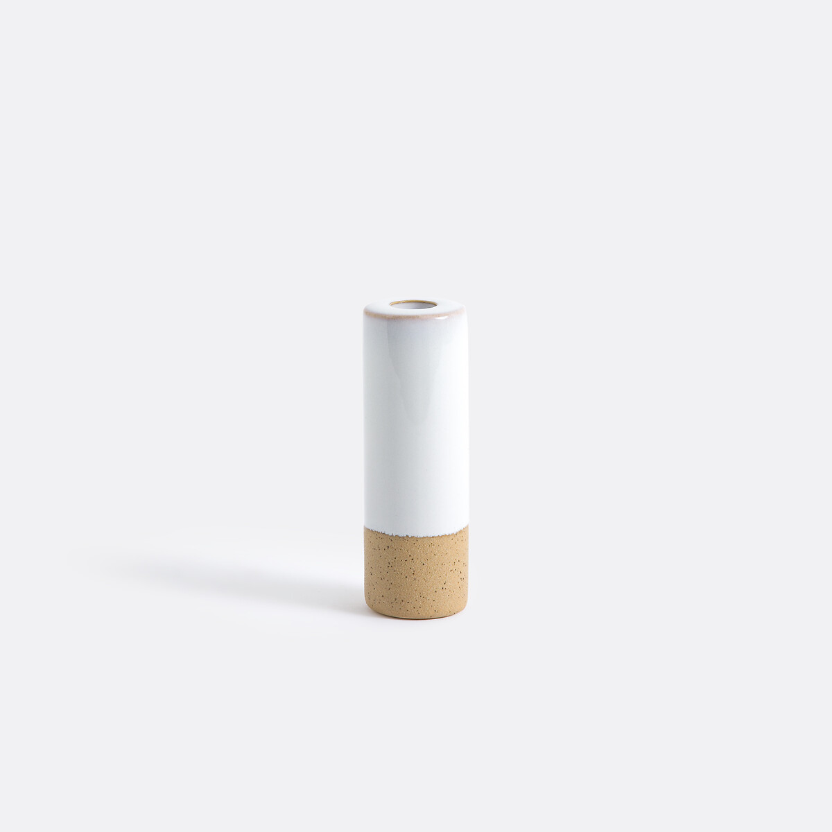 Keramische kandelaar H15,5 cm Zilka wit, LA REDOUTE INTERIEURS