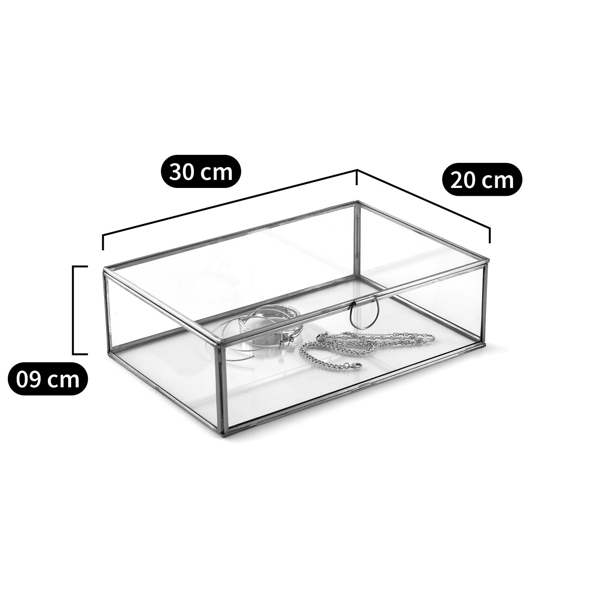Boîte verre, Uyova laiton, LA REDOUTE INTERIEURS