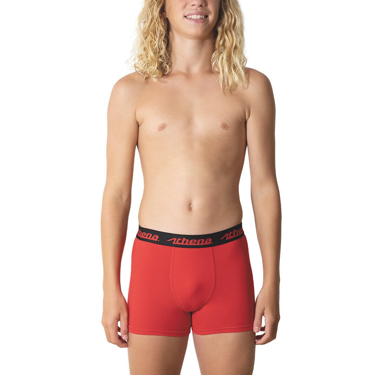 Lot de 3 boxers TRIO CHOC ECO PACK noir + rouge + bleu, ATHENA