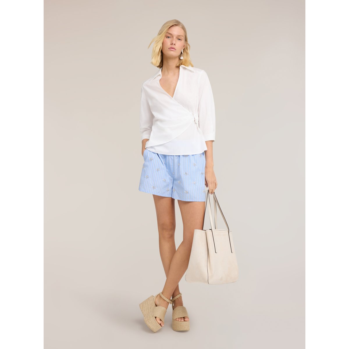 Chemise portefeuille blanc, MOTIVI