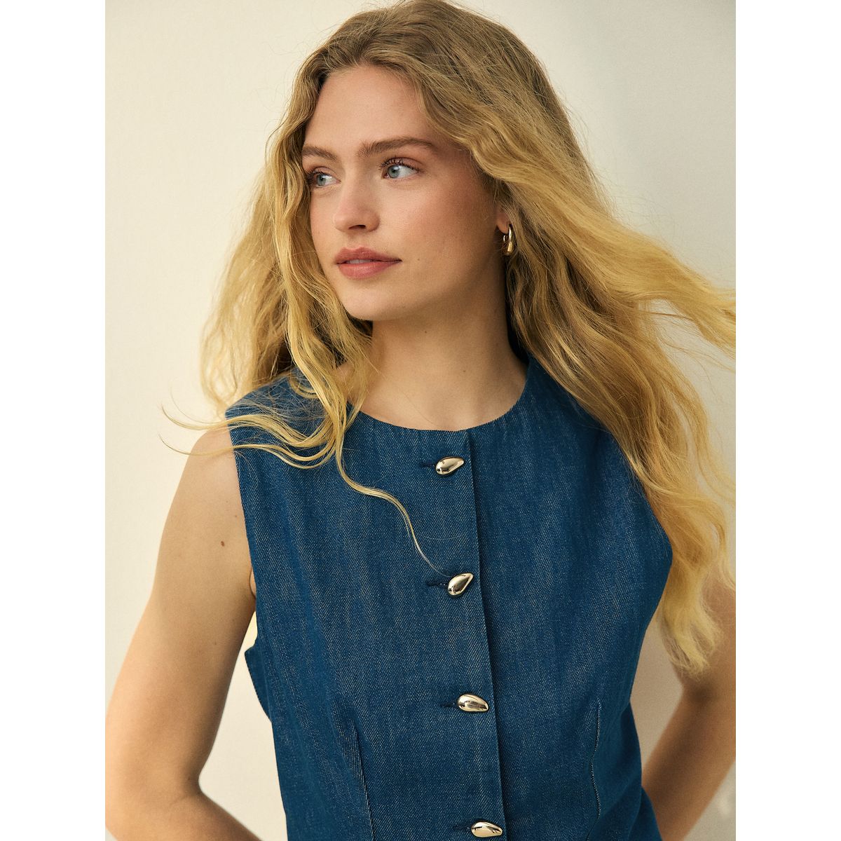 Gilet de costume ajusté n. premium bleu foncé, NEXT