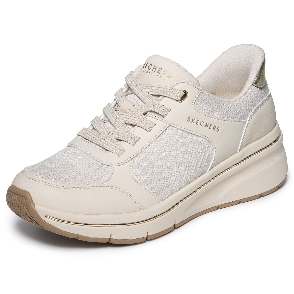 Baskets Slip-Ins: BILLION FLEX - LIVIN' LUSH ecru, SKECHERS