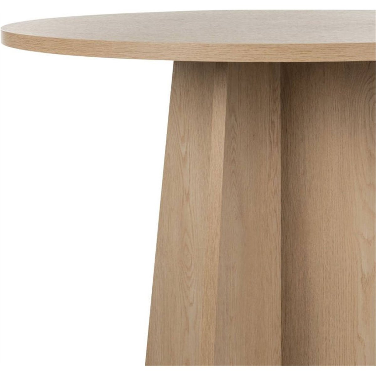 Table à manger ronde effet bois CRANE chêne cremona torro, RECOLLECTION