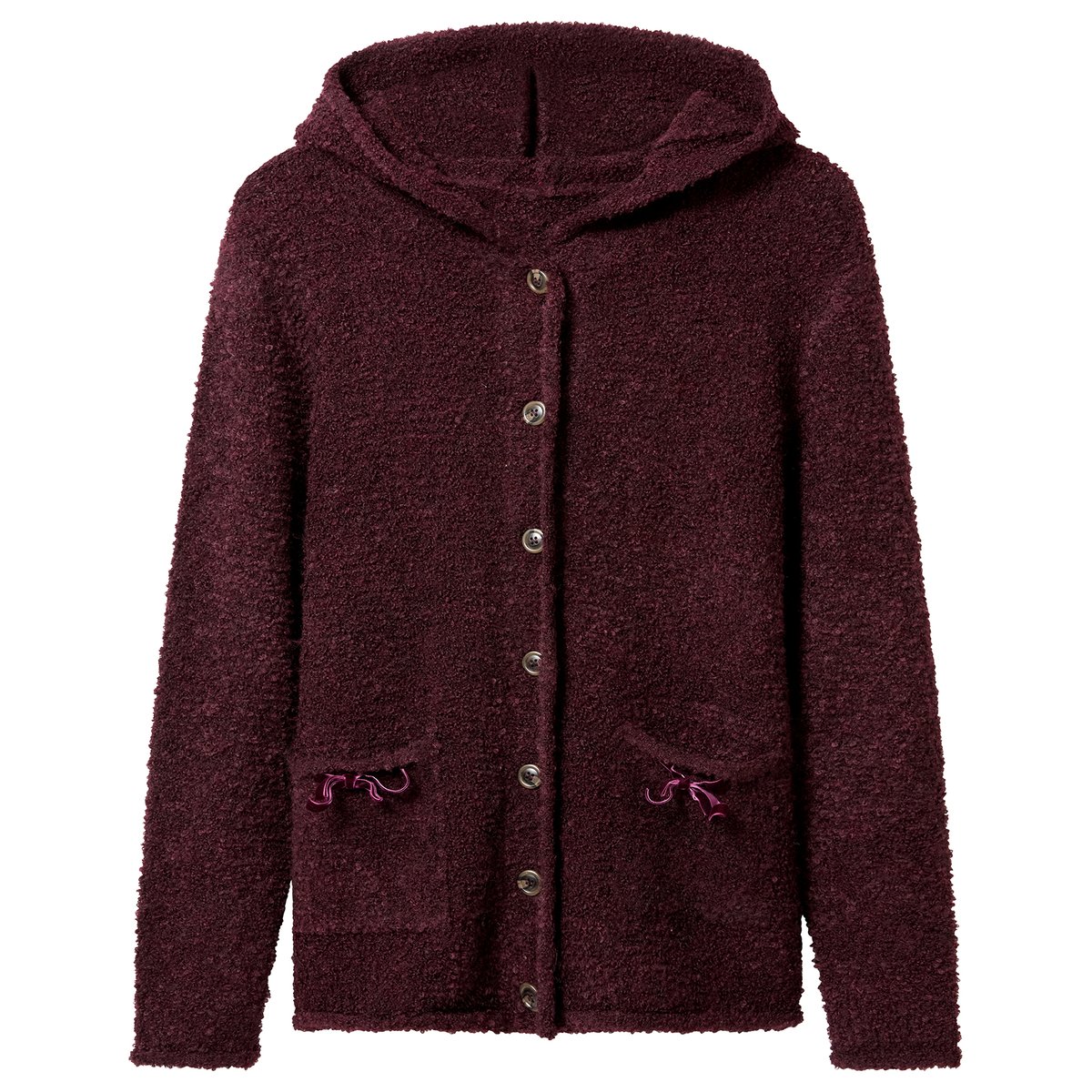 Cardigan Boutonné à Capuche Favorite de Joe Pour Toujours rouge, JOE BROWNS