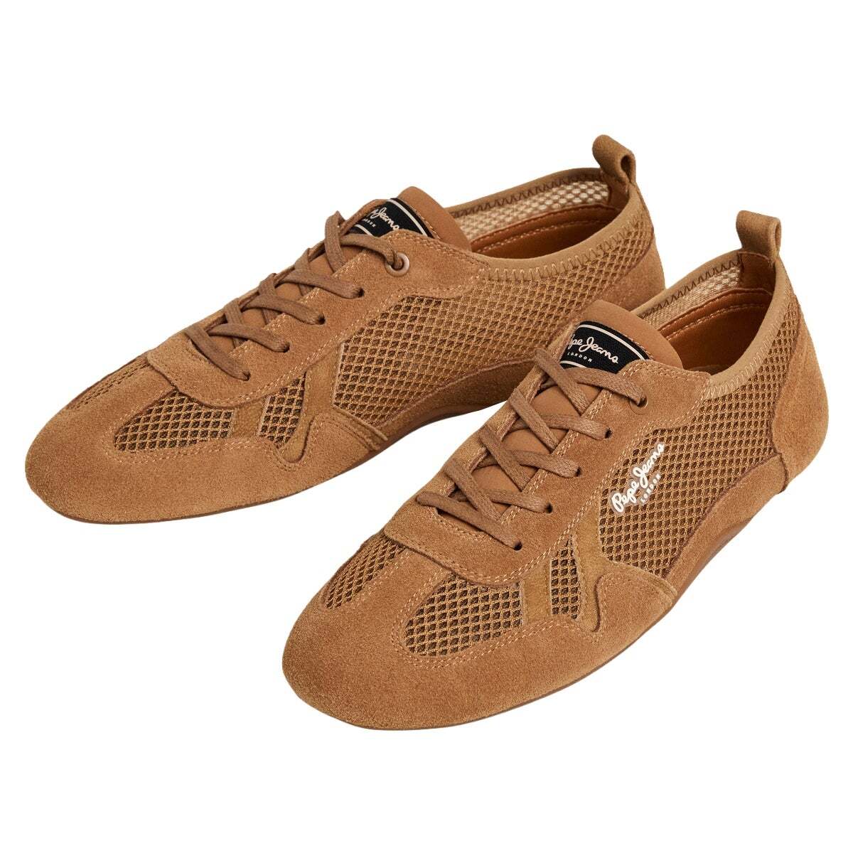 Noa - Noa – Baskets Avec Détails En Daim brun tabac, PEPE JEANS