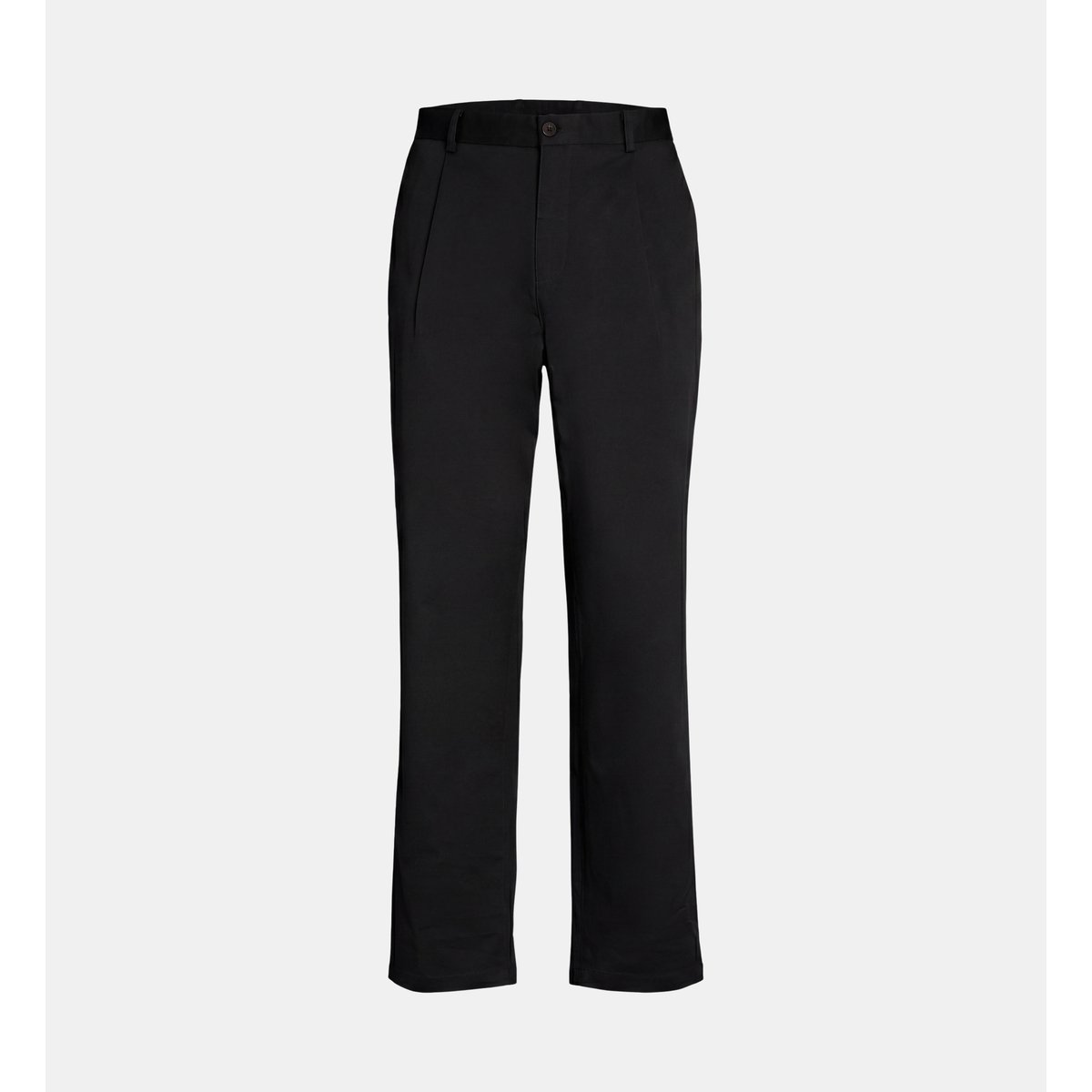 Pantalon single chino en coton noir, GALERIES LAFAYETTE