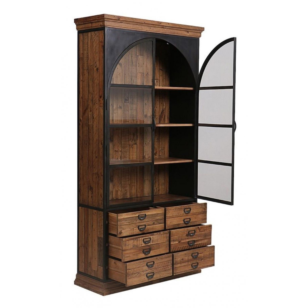 Vaisselier 2 portes - MANUFACTURE marron, INTERIOR'S