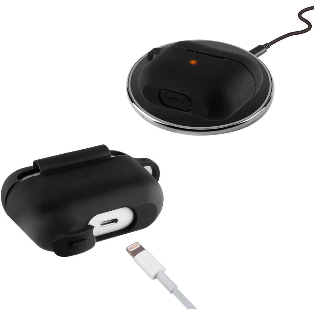 Etui Airpods Pro noir noir, ESSENTIEL B