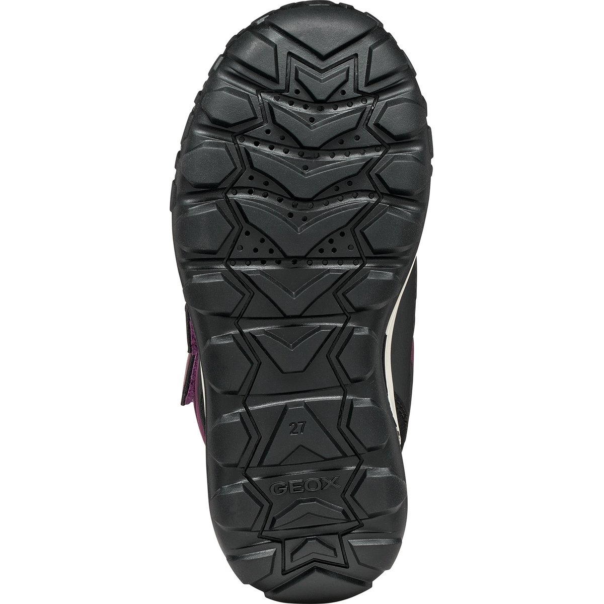 Bottines  J TREKKYUP  B ABX violet foncé/fuchsia, GEOX