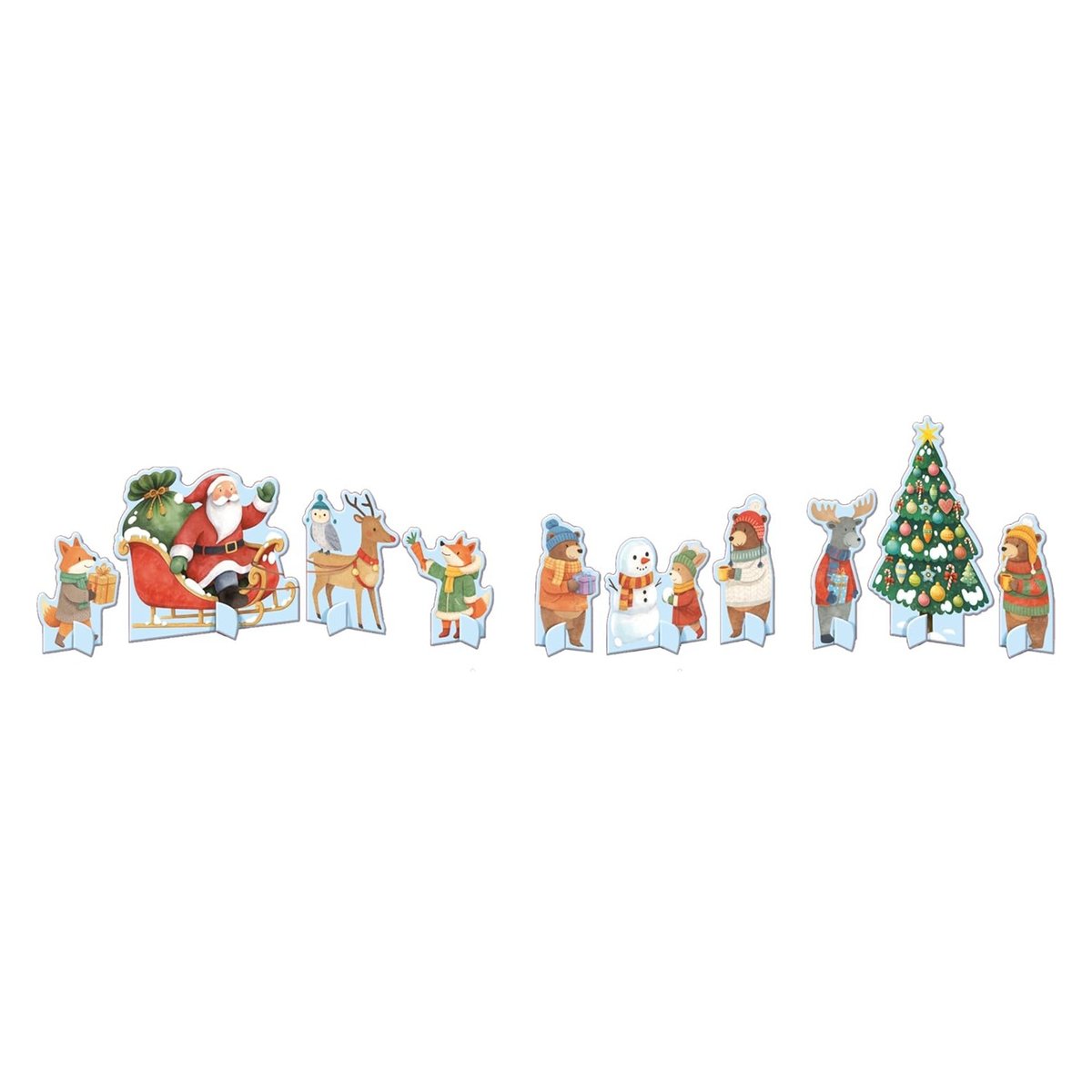 Livre et puzzle Noël rouge, SASSI JUNIOR