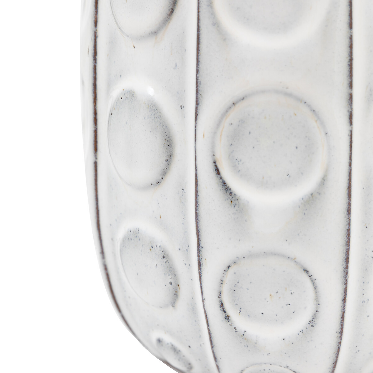 Kusama 26cm Dotted Ceramic Vase grey, ÉDITÉ