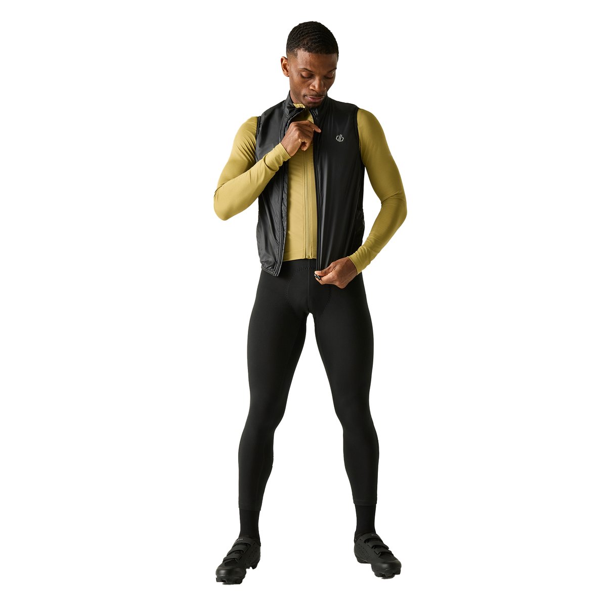 Veste sans manches de cyclisme CHASE noir, DARE 2B