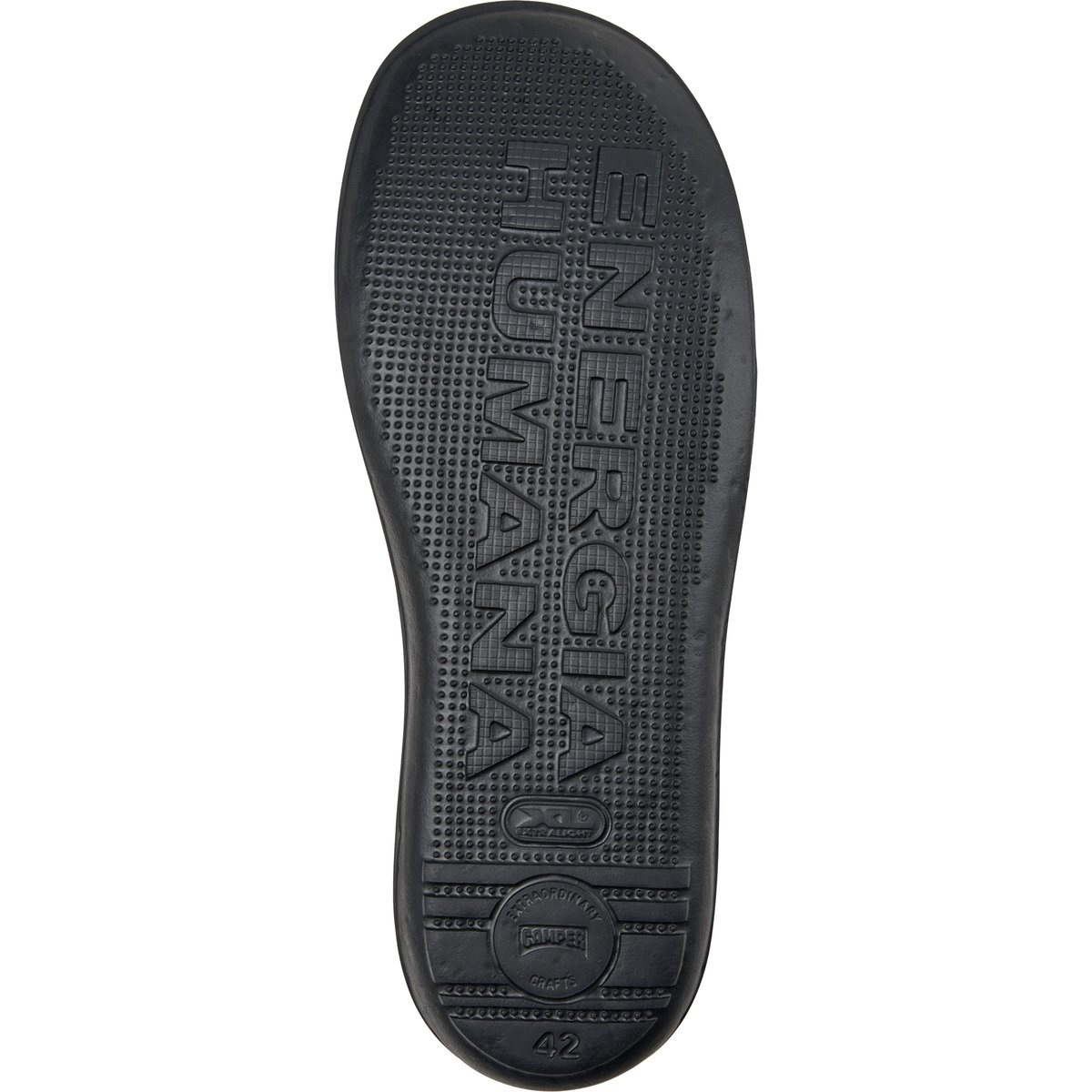 Baskets Cuir BEETLE gris noir, CAMPER