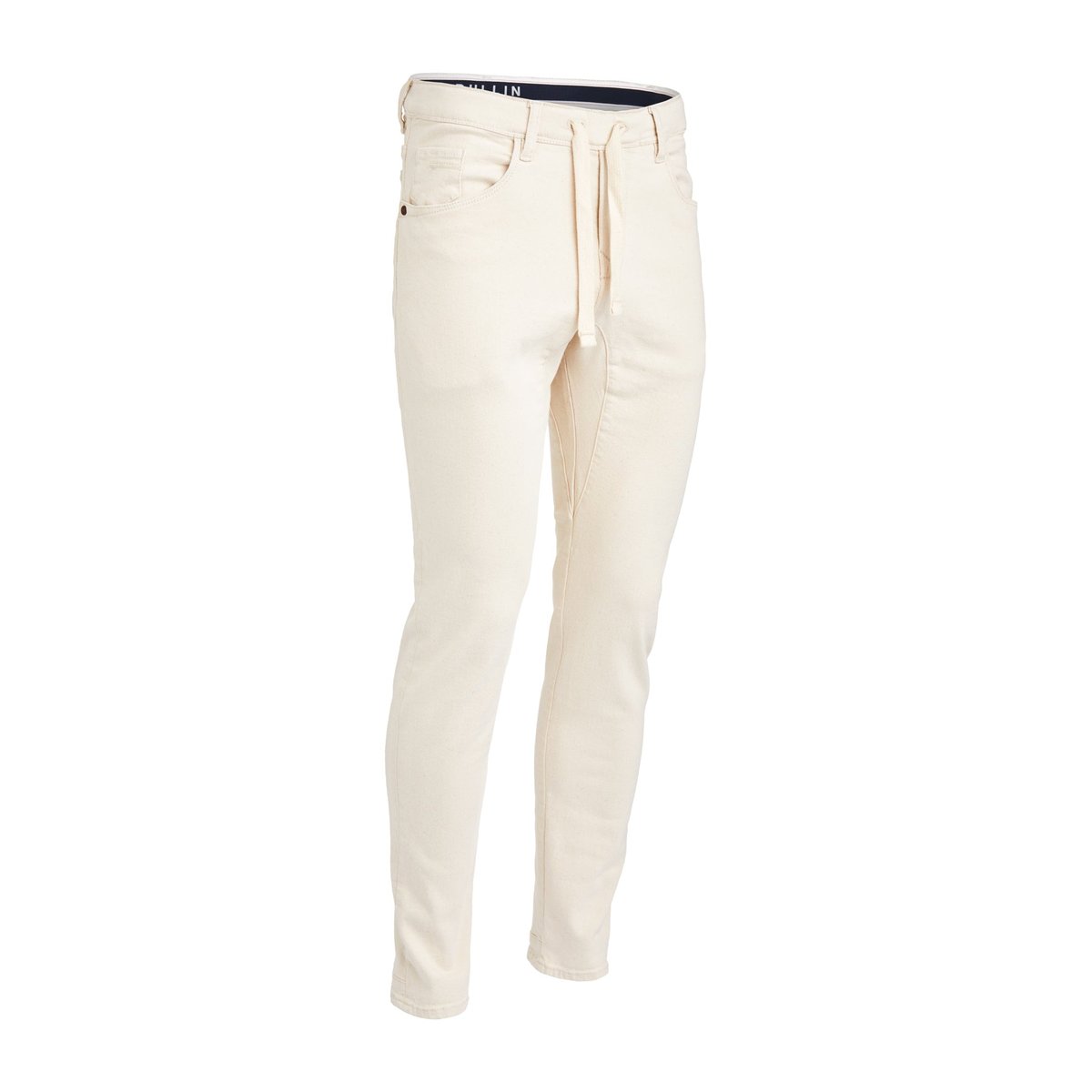 PANTALON TAPERED NATURAL blanc, PULLIN