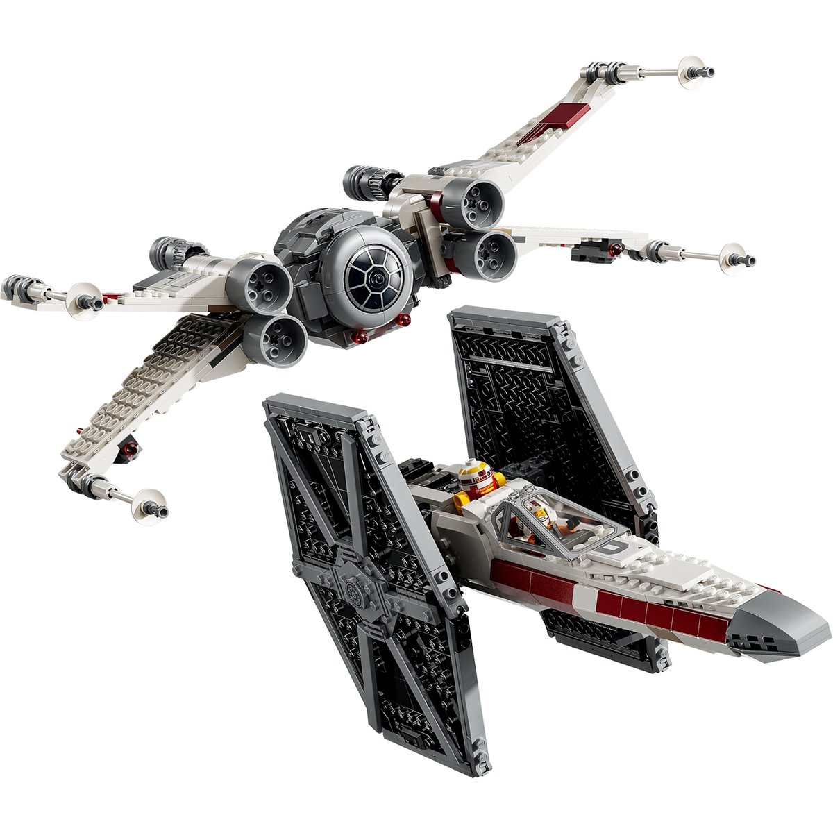 LEGO Star Wars : Set de construction TIE Fighter et X-Wing - 75393 multicolore, LEGO