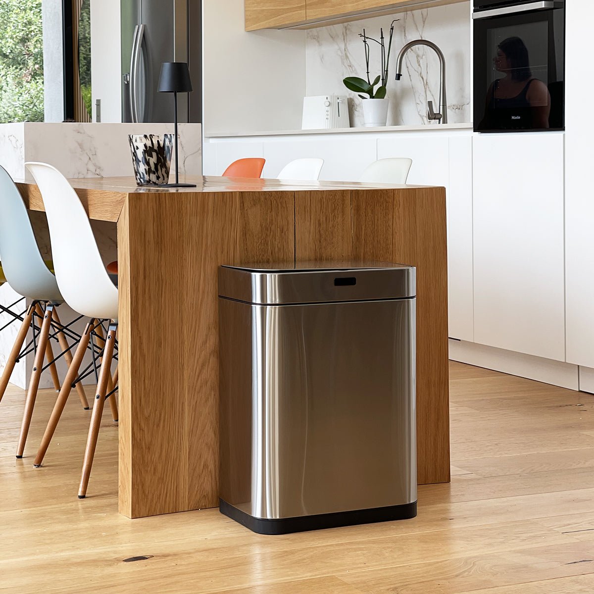 Poubelle de cuisine automatique UPPER argent, KITCHEN MOVE