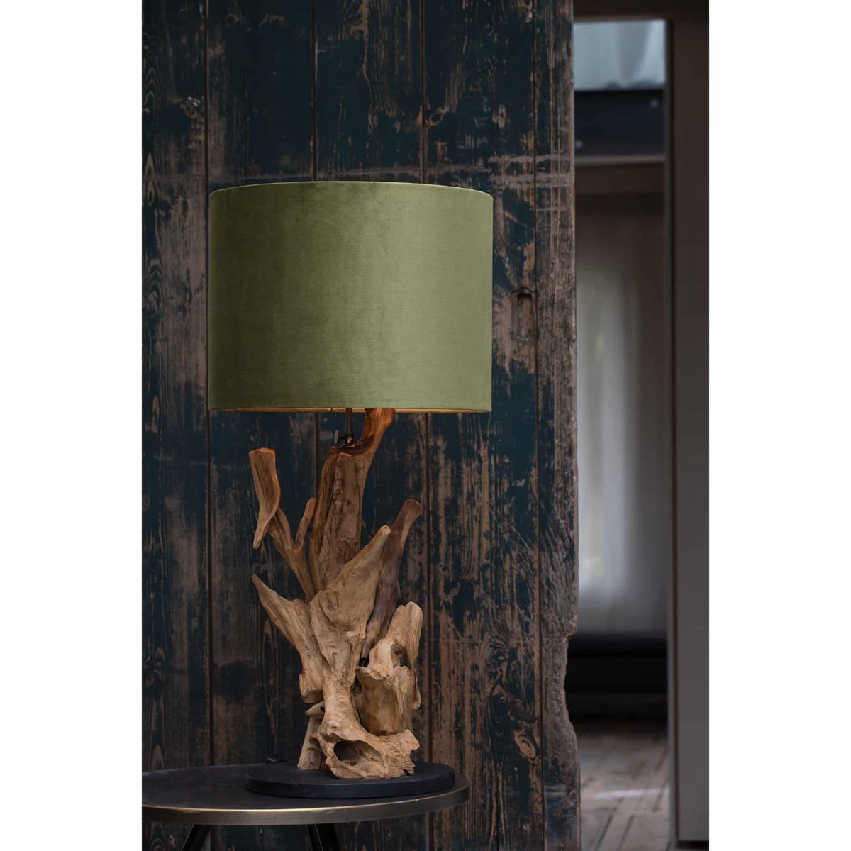 Base De La Lampe Bois ARBANASI naturel, LIGHT & LIVING