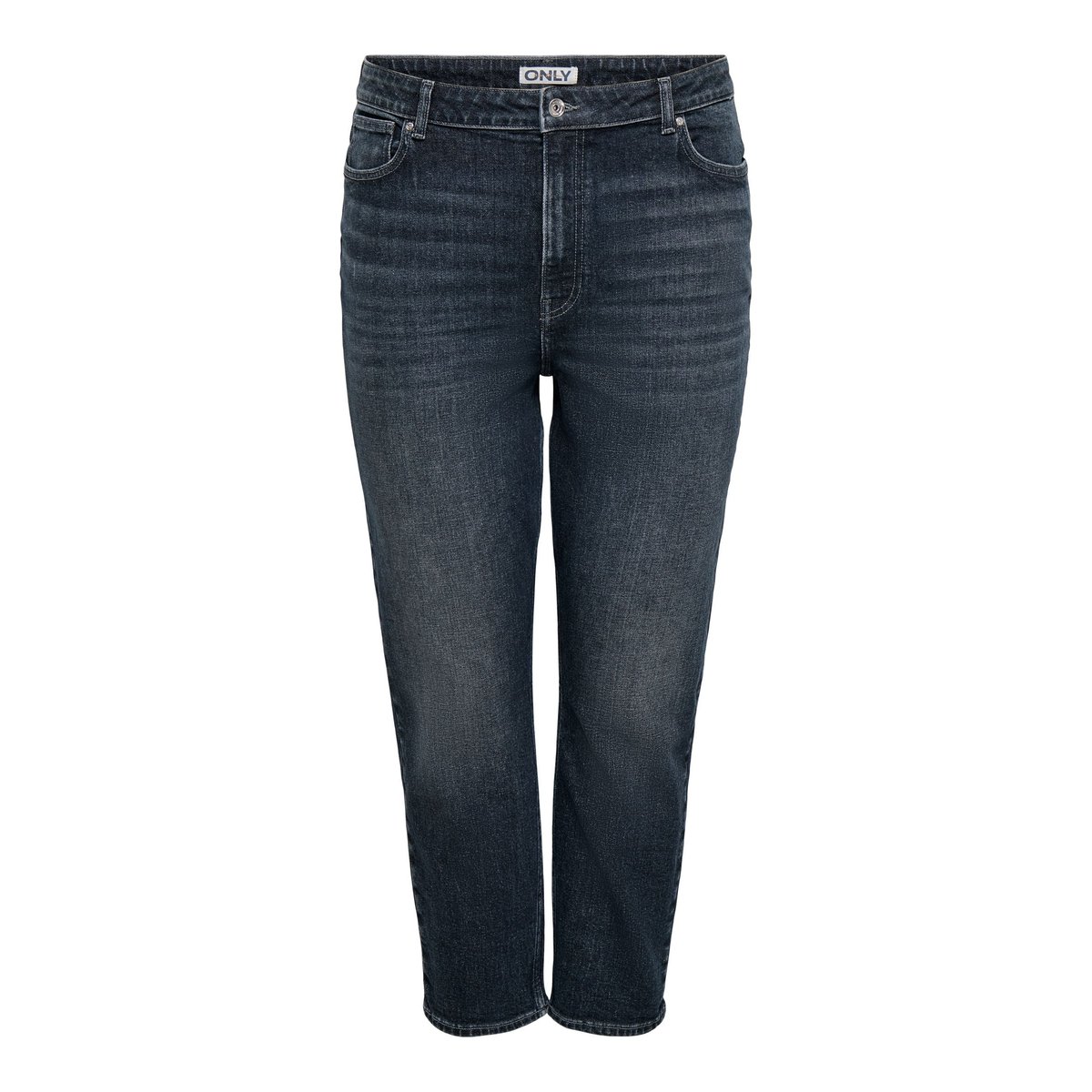 Jean Coupe Droite blue black denim, ONLY CARMAKOMA