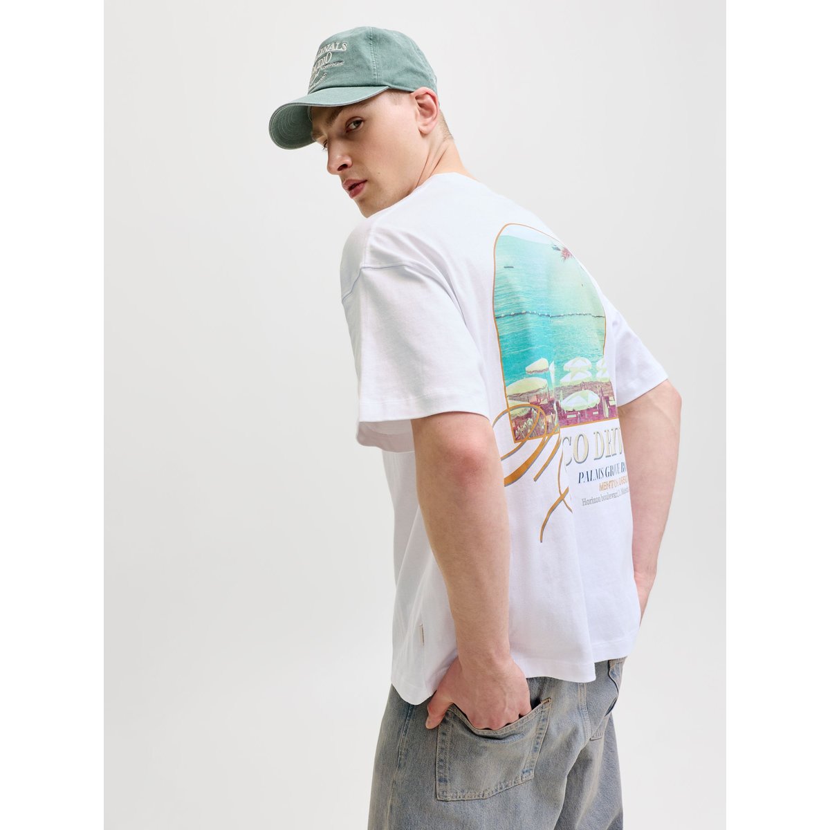 T-Shirt bright white, JACK & JONES