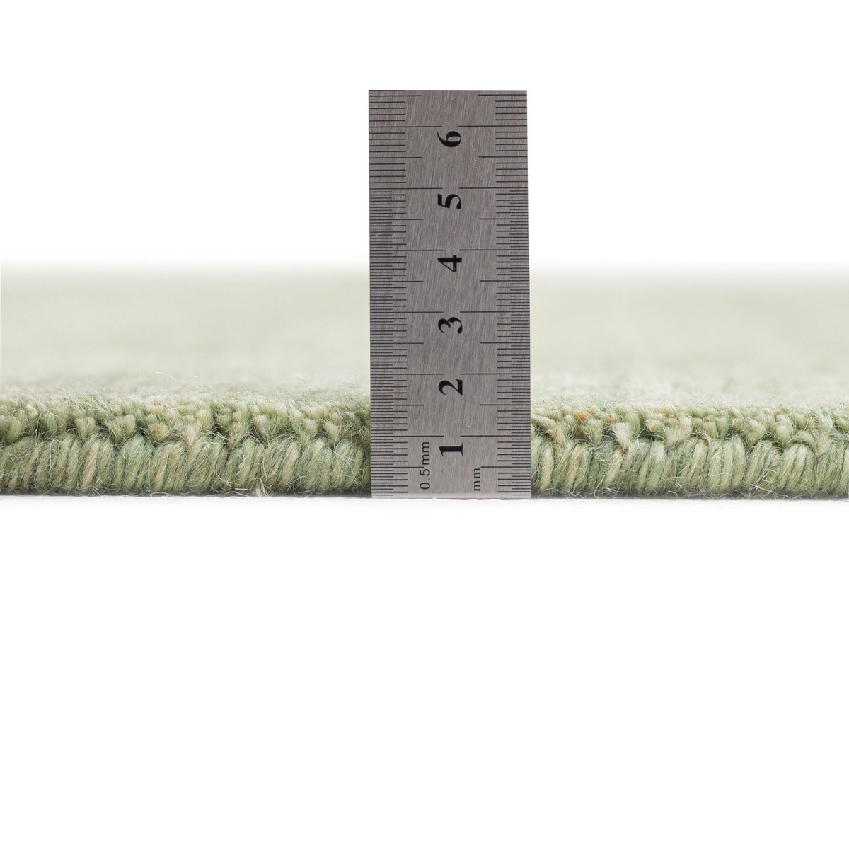 Tapis tissé main en laine vierge - LIST bois de rose, THEKO