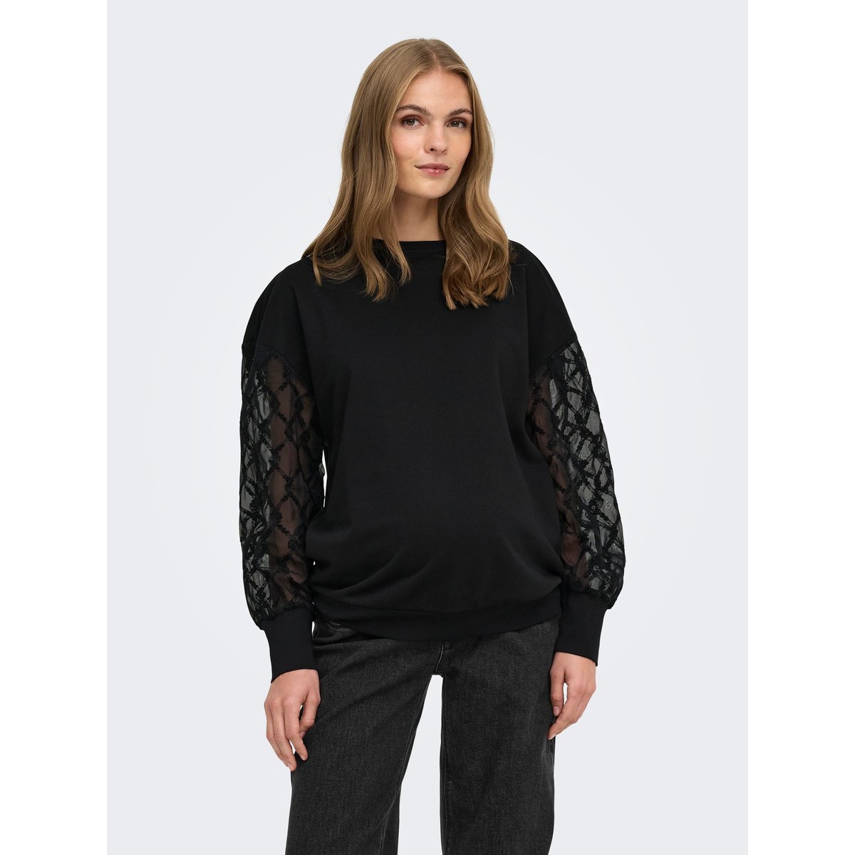Sweat-Shirt black 1, ONLY
