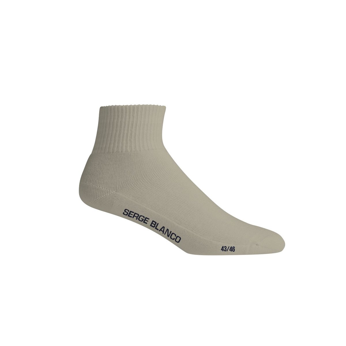Lot De 6 Chaussettes Mi-haute noir/bleu/beige, SERGE BLANCO