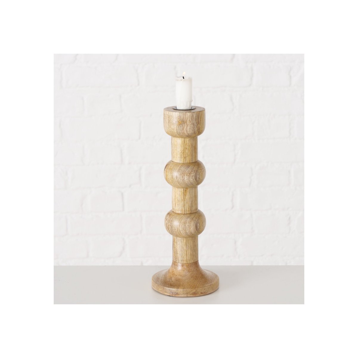Set de 2 chandeliers en bois de mangue bois, WADIGA