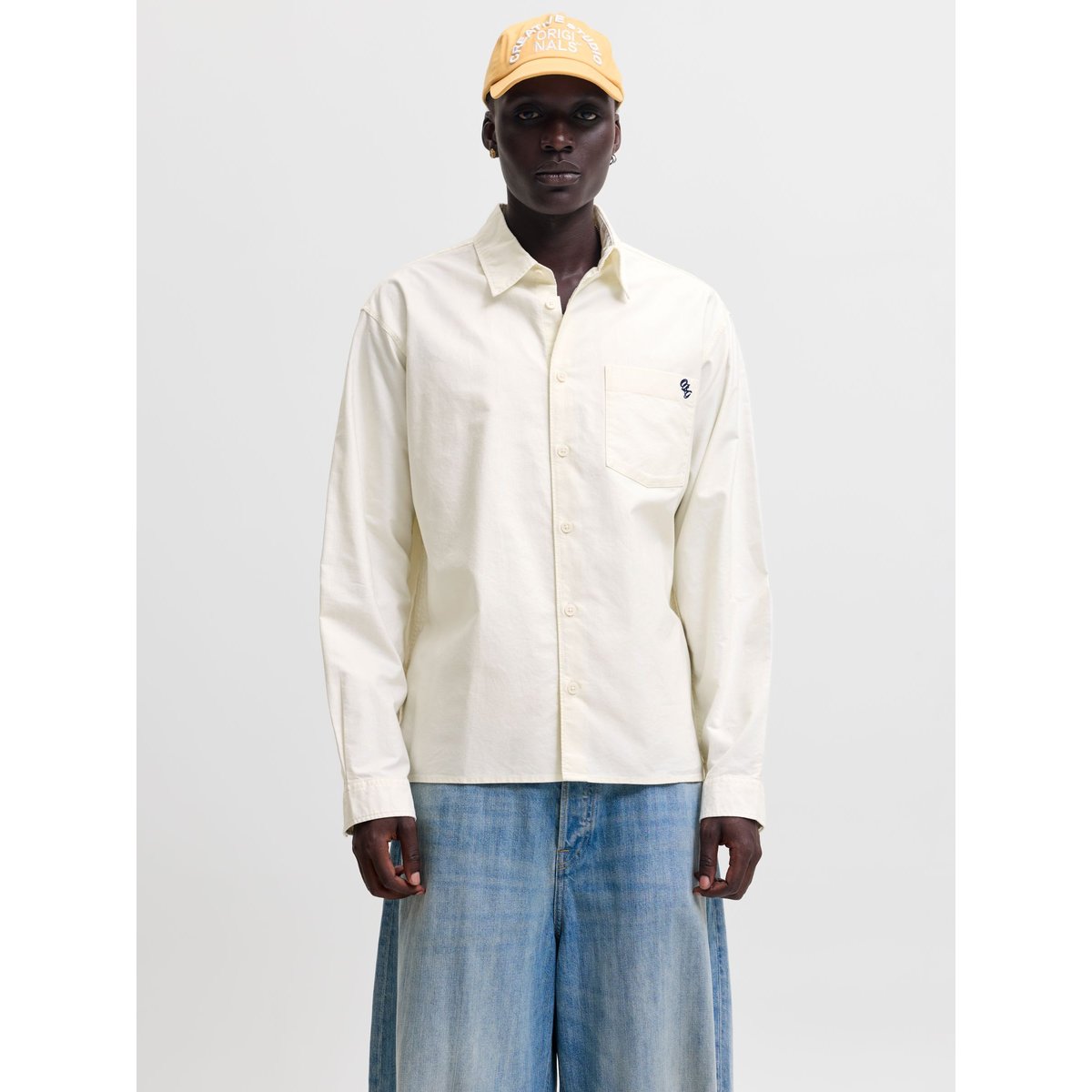 Chemise Oxford snow white 1, JACK & JONES