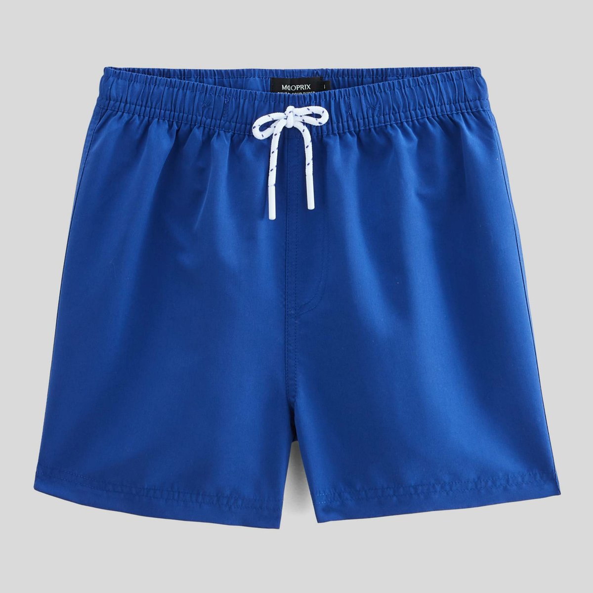 Short de bain uni, certifié OEKO-TEX electrique, MONOPRIX KIDS