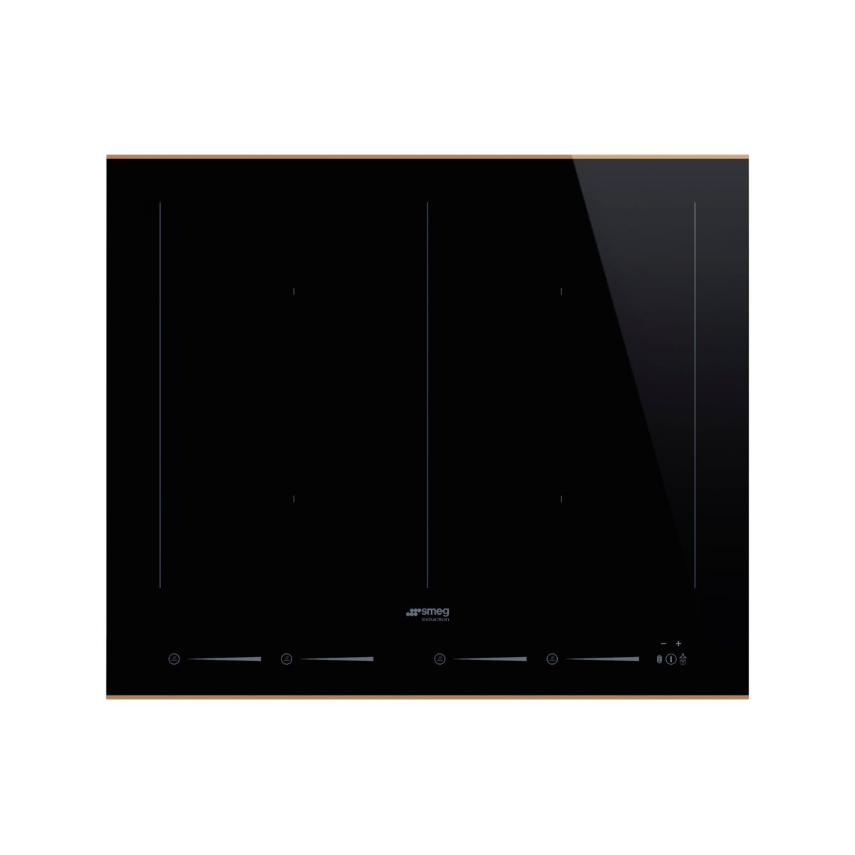 Plaque induction SIM6644R couleur unique, SMEG
