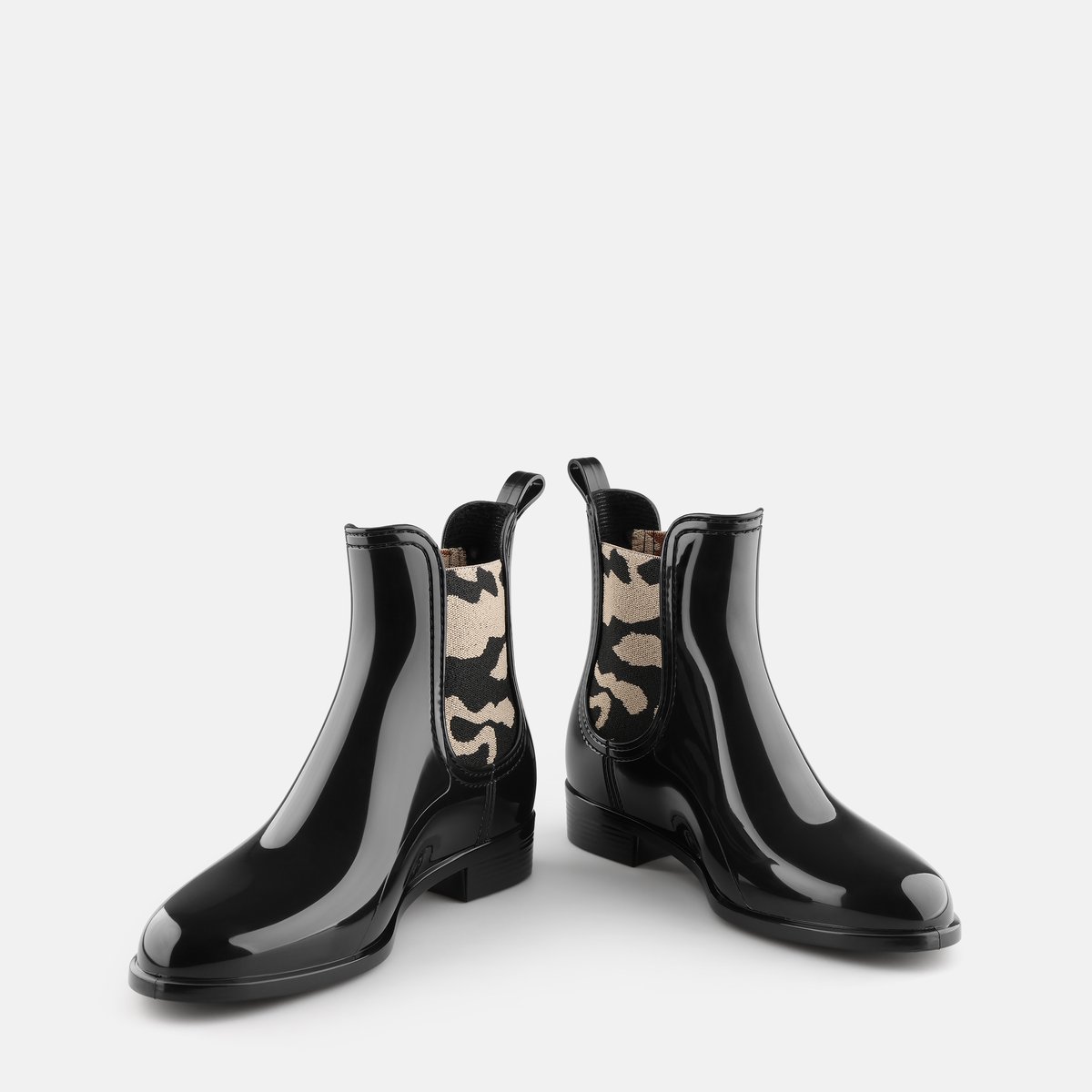 Bottines de pluie Chelsea ROMY noire, LEMON JELLY