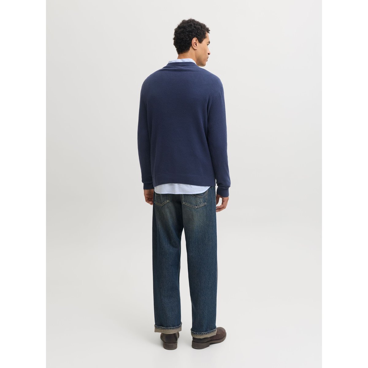 Pull En Maille navy blazer 1, JACK & JONES
