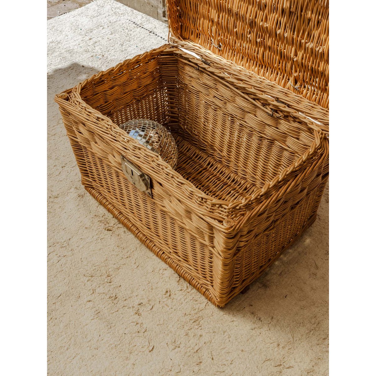 Malle en osier Lucienne N°309 - Bon état beige, DEBONGOUT