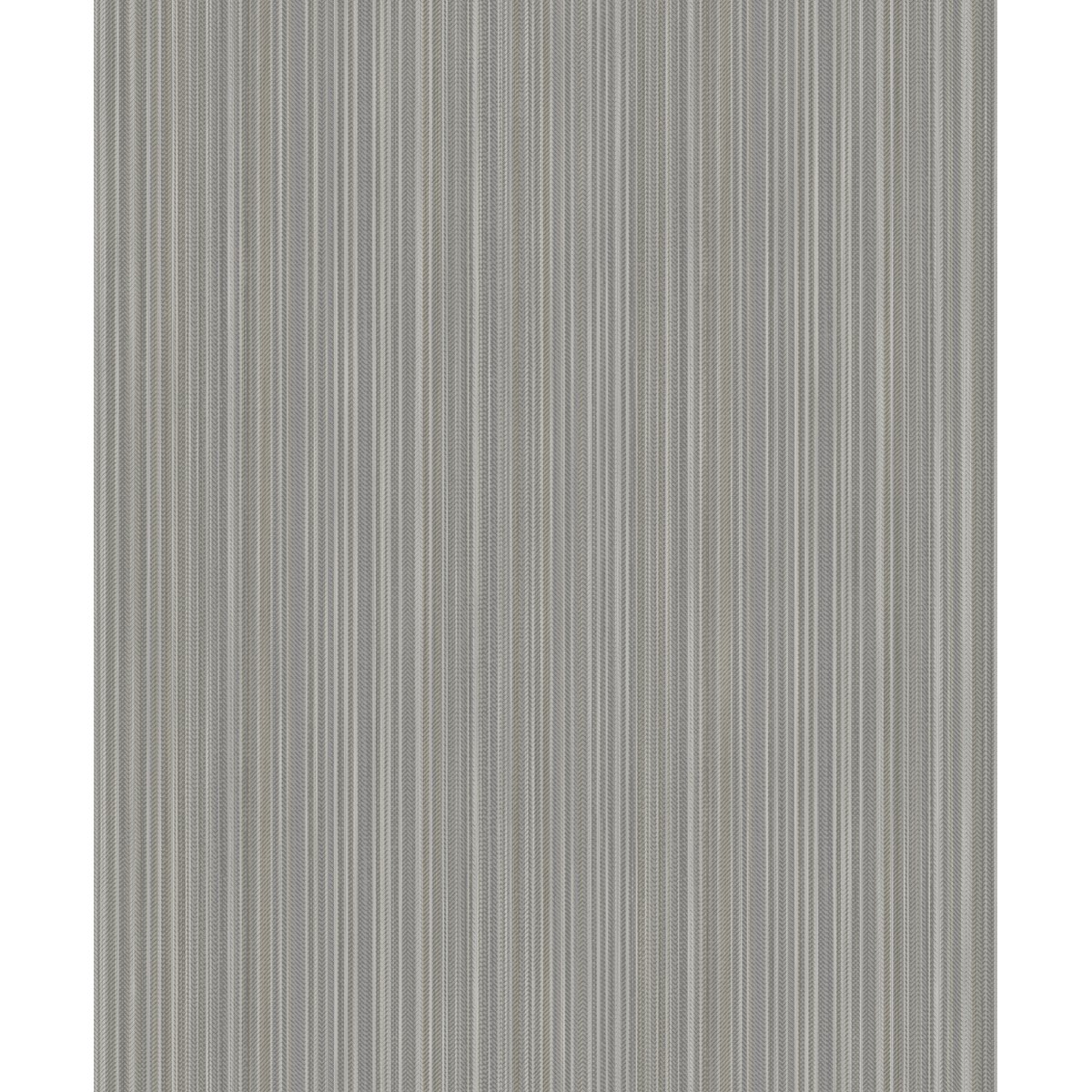 Papier peint rayures fines tissées gris argenté beige, HEXOA