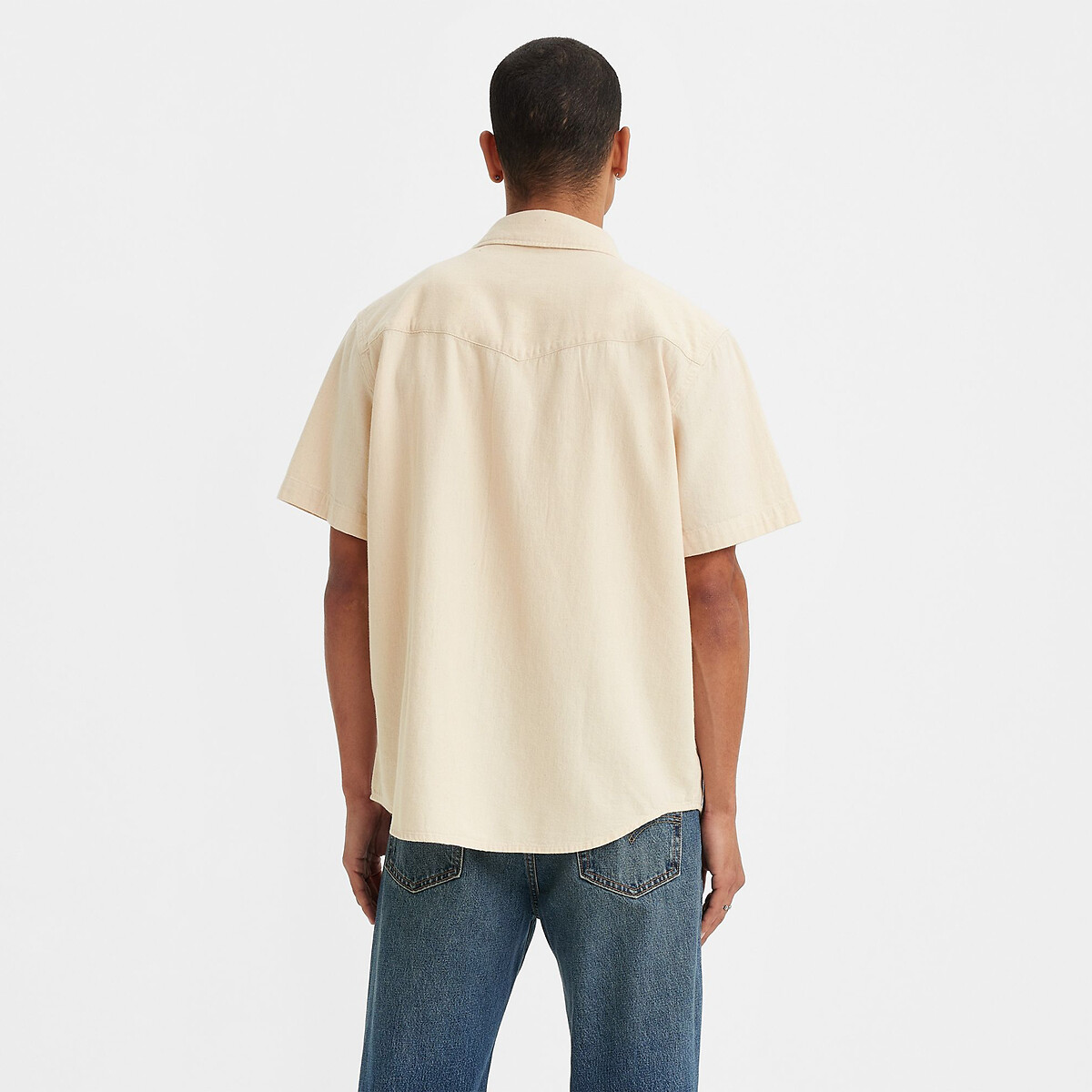 Chemisette  en jean ample western ecru, LEVI'S