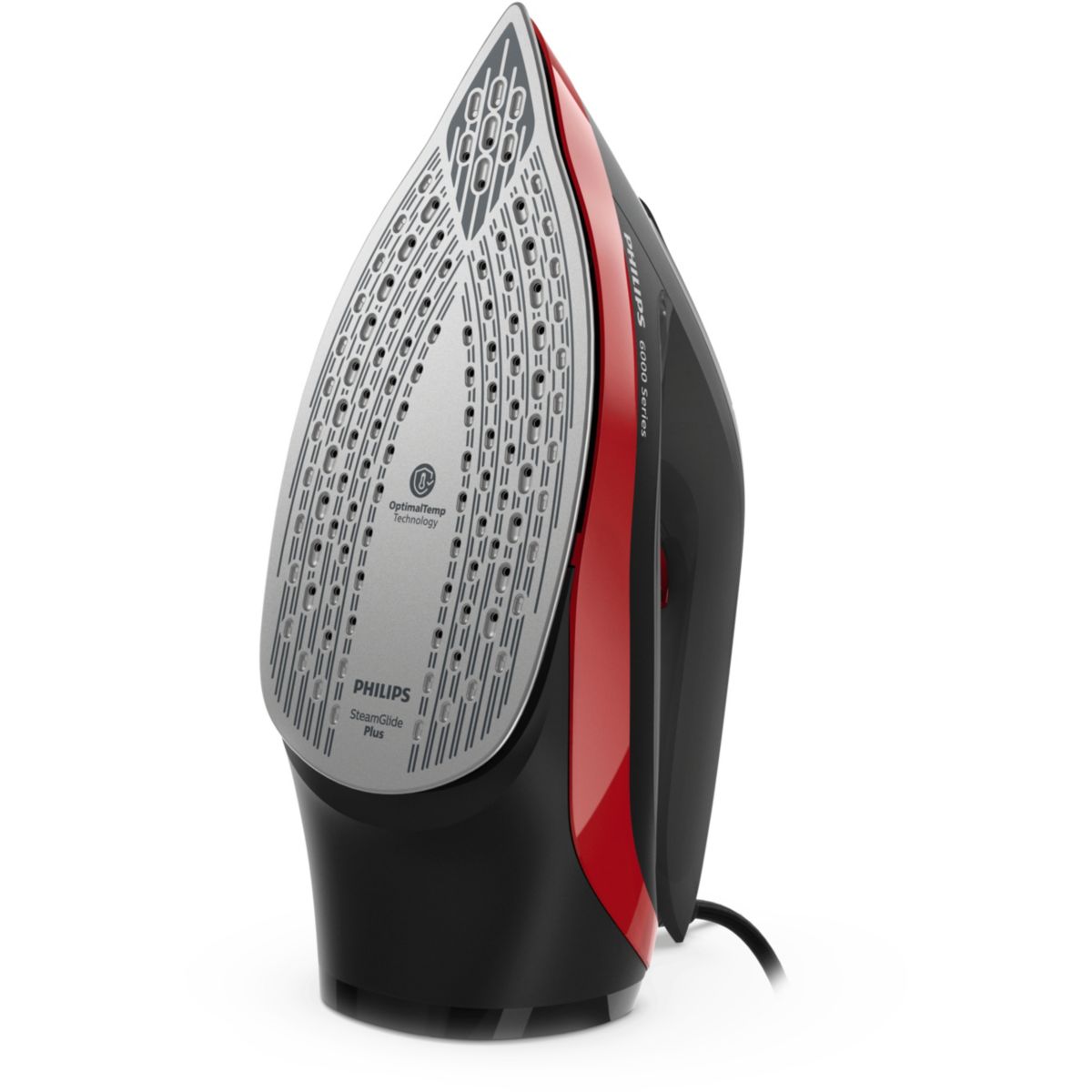 Fer à repasser DST6130/40 fer à vapeur Série 6000 Noir/Rouge, 2600W couleur unique, PHILIPS