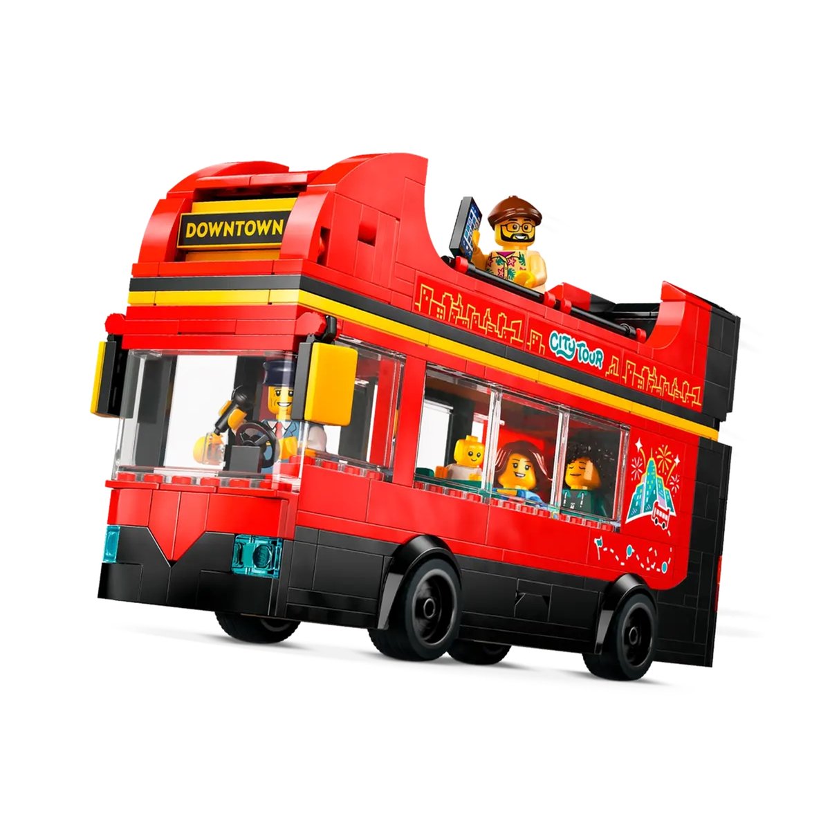 Le bus rouge à deux étages rouge, LEGO