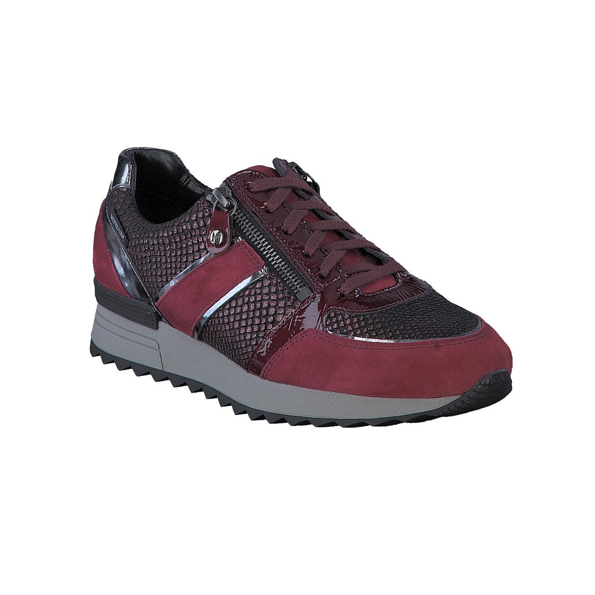Baskets en cuir TOSCANA rouge p5128581, MEPHISTO