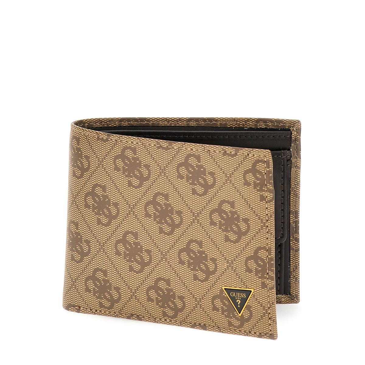 Portefeuille Milano beige multi, GUESS