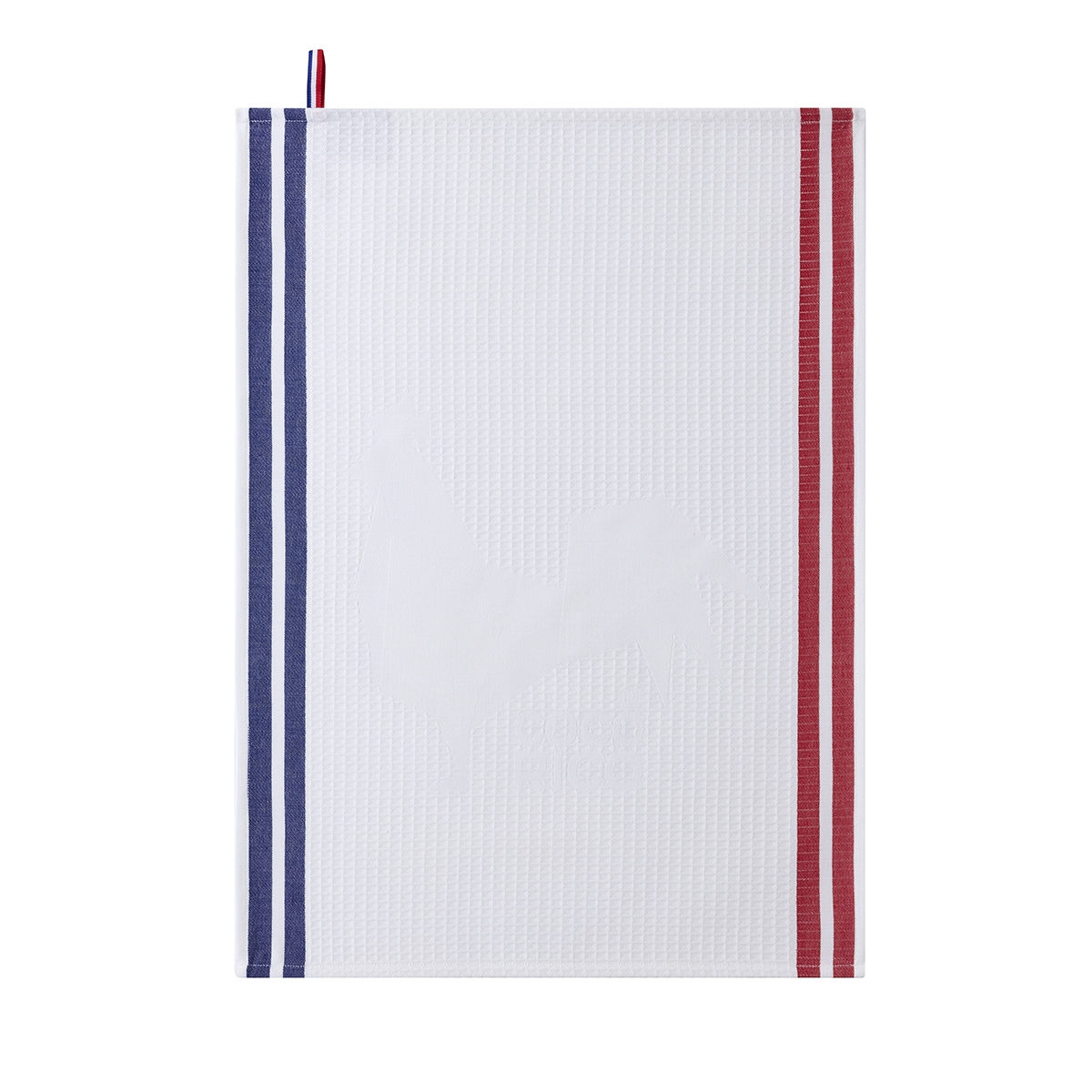 Essuie-mains en Coton, COCO-RICO blanc, LE JACQUARD FRANCAIS
