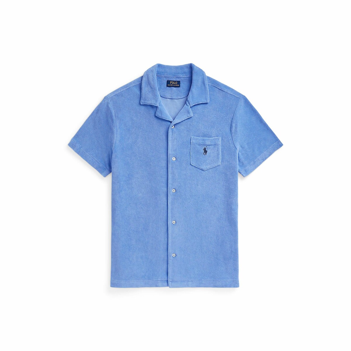 Cotton short sleeve shirt, blue, Polo Ralph Lauren | La Redoute